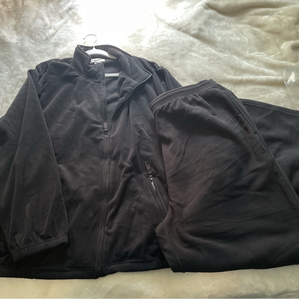 NEW Soft Fleece Zip Hoodie and Matching Sweatpants - 2XL BIG